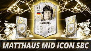 FIFA 22 MATTHAUS SBC CHEAPEST SOLUTION  NO LOYALTY [upl. by Burkley]