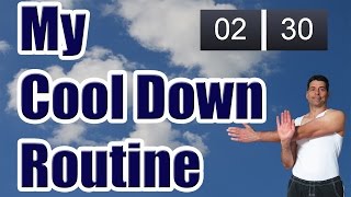 Cool Down Exercises After Workout My One Minute Workouts Cool Down Stretches [upl. by Louise]