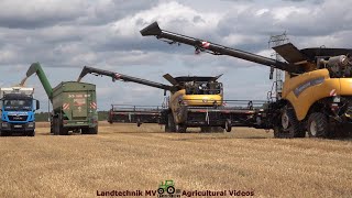 New Holland  John Deere  Hawe  Getreideernte  Grain Harvest 2022 [upl. by Clellan]