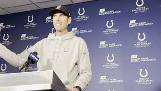 Indianapolis Colts Shane Steichen Gives Update On Ryan Kelly Bernhard Raimann [upl. by Prince]