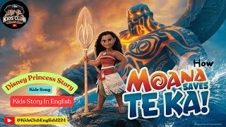 How Moana Saved Te Ka  Disney Princess Story  Kids Story In English DisneyPrincess disneykids [upl. by Zumstein]