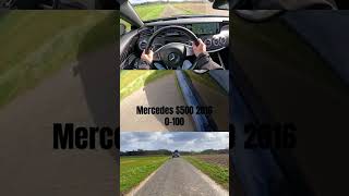 0100KMH ACCELERATION IN THE MERCEDES S500 47 V8🚗💨 shorts youtubeshorts foryou [upl. by Ardrey951]