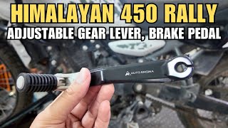 Auto Engina Adjustable Brake Pedal Gear Shifter For Himalayan 450 Worth Rs 18000 [upl. by Nancee]