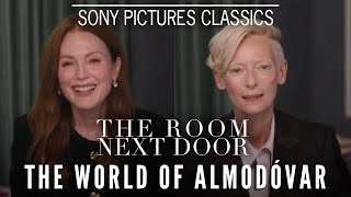 Julianne Moore and Tilda Swinton Enter The World of Almodóvar  THE ROOM NEXT DOOR [upl. by Amelita]