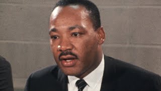 Dr Martin Luther King Jr Delivers Press Conference at Ebenezer Baptist Church April 25 1967 [upl. by Irrok]