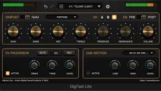 Neural Amp Modeler Model GigFast Lite MaciOS [upl. by Hatti425]