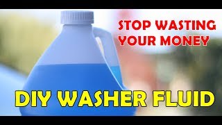 DIY Homemade Windsheild Washer Fluid  EASY amp CHEAP Van life [upl. by Jegar]