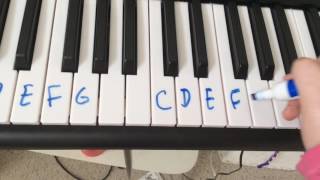 How to Label a 36 Key Piano [upl. by Ainiger343]