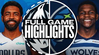 MAVERICKS at TIMBERWOLVES  FULL GAME HIGHLIGHTS  October 29 2024 [upl. by Nosde]