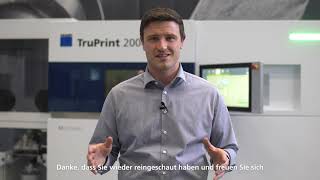 TRUMPF Ask the expert – Amorphous metals 3D printing with TruPrint 2000 [upl. by Aliac]