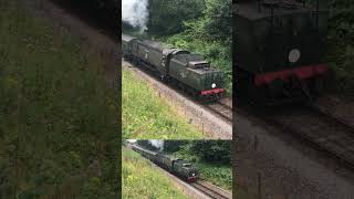 34070 quotManstonquot Departs Haremens Cross steamengine train steamtrain trainspotting locomotive [upl. by Trix]