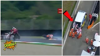 😱 Shocking Moto3 Crash at Mugello 🏍️ Red Flag After EPIC COLLISION involving Farioli amp Zurutuza 🚩 [upl. by Weissberg]