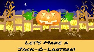 Lets Turn a Pumpkin into a JackOLantern for Halloween [upl. by Aligna]