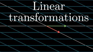 Linear transformations and matrices  Chapter 3 Essence of linear algebra [upl. by Gladdy]