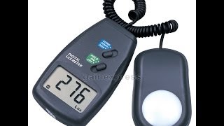 Digital Light Lux Meter 0  50000 Lux Camera Photo [upl. by Steward980]