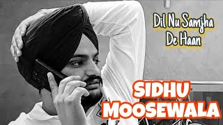 Dil Nu Samjha De Haan Sidhu Moose Wala Sidhu Moose Wala [upl. by Gino]