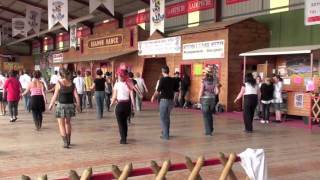 Festival Country Music Mirande 2011  Brotherhood line dance [upl. by Jemie]