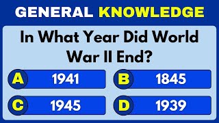 How Good is Your General Knowledge 🧠📚 Take This 50Question Quiz To Find Out Trivia Questions 2 [upl. by Topliffe]