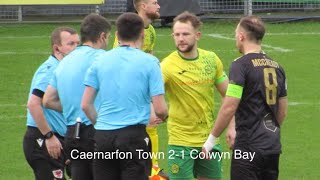 Caernarfon Town 21 Colwyn Bay highlights [upl. by Thgiwed]