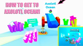 HOW to get to AXOLOTL OCEAN Pet Sim X Roblox [upl. by Timothy]