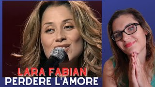 LucieV Reacts to Lara Fabian  Perdere lamore [upl. by Bigler]