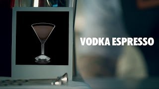 VODKA ESPRESSO DRINK RECIPE  HOW TO MIX [upl. by Zia]