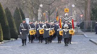 Yorckscher Marsch  Preußens Gloria 19012023 Schloss Bellevue [upl. by Eelta]