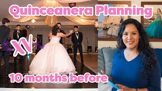 HOW TO PLAN A QUINCEANERA  Step by step guide Part2 10 months before [upl. by Llebanna625]