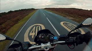 APRILIA SMV 750 Takes On NEW FOREST RIDE in 4K60FPS [upl. by Nosecyrb]