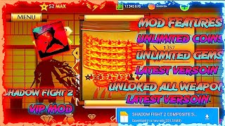 shadow Fight 2 Mod Apk V2300VIP MOD 52 Max LevelUnlocked Everythingmediafire link [upl. by Allimac]