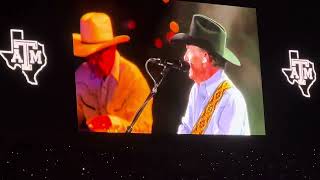 King George George Strait Amarillo by Morning  Kyle Field [upl. by Kenweigh25]