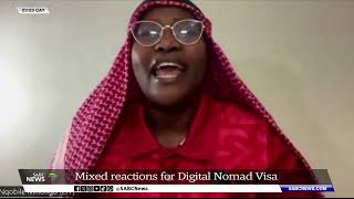 Mixed reactions for Digital Nomad Visa  Dr Levy Ndou [upl. by Nnylrebma937]