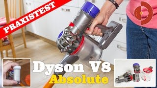 Dyson V8 Absolute Test  Was kann der Neue Akkustaubsauger Akkustaubsauger Test [upl. by Anoj46]