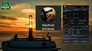 Star Finder using Nautical Almanac Apps and how to use for compass error 2023 [upl. by Nabila]