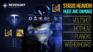 The Bakris Blaster Mask of Bakris Stasis Hunter Build Huge Arc Damage  Destiny 2  Season 18 [upl. by Nahgam]