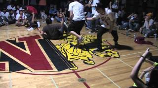 BBOY Accident  Newport High School 2011 [upl. by Hembree44]