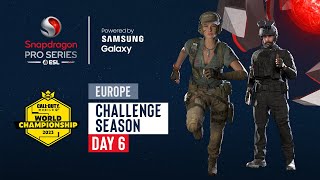 Call of Duty® Mobile EUR Snapdragon Pro Series Mobile Challenge World Champs Stage 4 Day 6 EN [upl. by Davie]