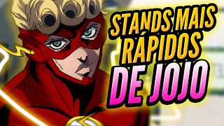 Os STANDS Mais RÁPIDOS de JOJO [upl. by Aihtekal]