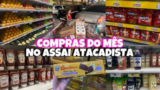 COMPRAS DO MÊS DE JULHO NO ASSAÍ ATACADISTA ATACADISTACOM VALORES🤑🛒 [upl. by Mayes]