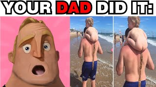 Mr Incredible Becoming Surprised Your Dad Did It [upl. by Worrell]