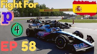 Alonso 20 Massive Fight For P4  F1 23 My Team Career  EP 58 [upl. by Ayital]