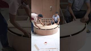 Round book self making process woodworking carpentry shortvideo [upl. by Sheridan]