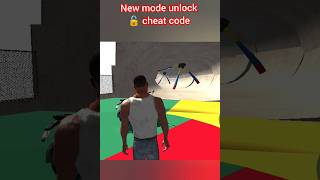 New mode unlock 🔓cheat code indian bike game gamingshort sec [upl. by Atinuj433]