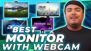 5 Best Monitors With Webcam Review in 2023  Video Conferencing Monitor [upl. by Isidora]