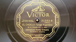 quotEl ChocloTango Argentino International Novelty Orchestra dir Nat Shilkret circa 1929 [upl. by Namie]