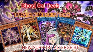 Ghost Gal Deck  UPDATE ALTERGEIST Deck NEW SUPPORT ALTERGEIST Deck YuGiOh Duel Links [upl. by Schulein]