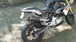 BMW G310R Remus Full Exhaust [upl. by Elatsyrc970]