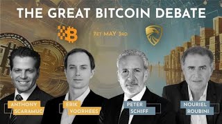 🔴 LIVE Bitcoin vs Gold Debate Scaramucci amp Voorhees vs Roubini amp Schiff [upl. by Lisabeth]