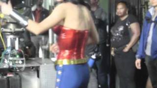 Wonder Woman Filming in Hollywood  Day 2 [upl. by Yves]