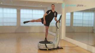 Power Plate Exercise  Hamstrings Hips amp Glutes [upl. by Adnilreh]